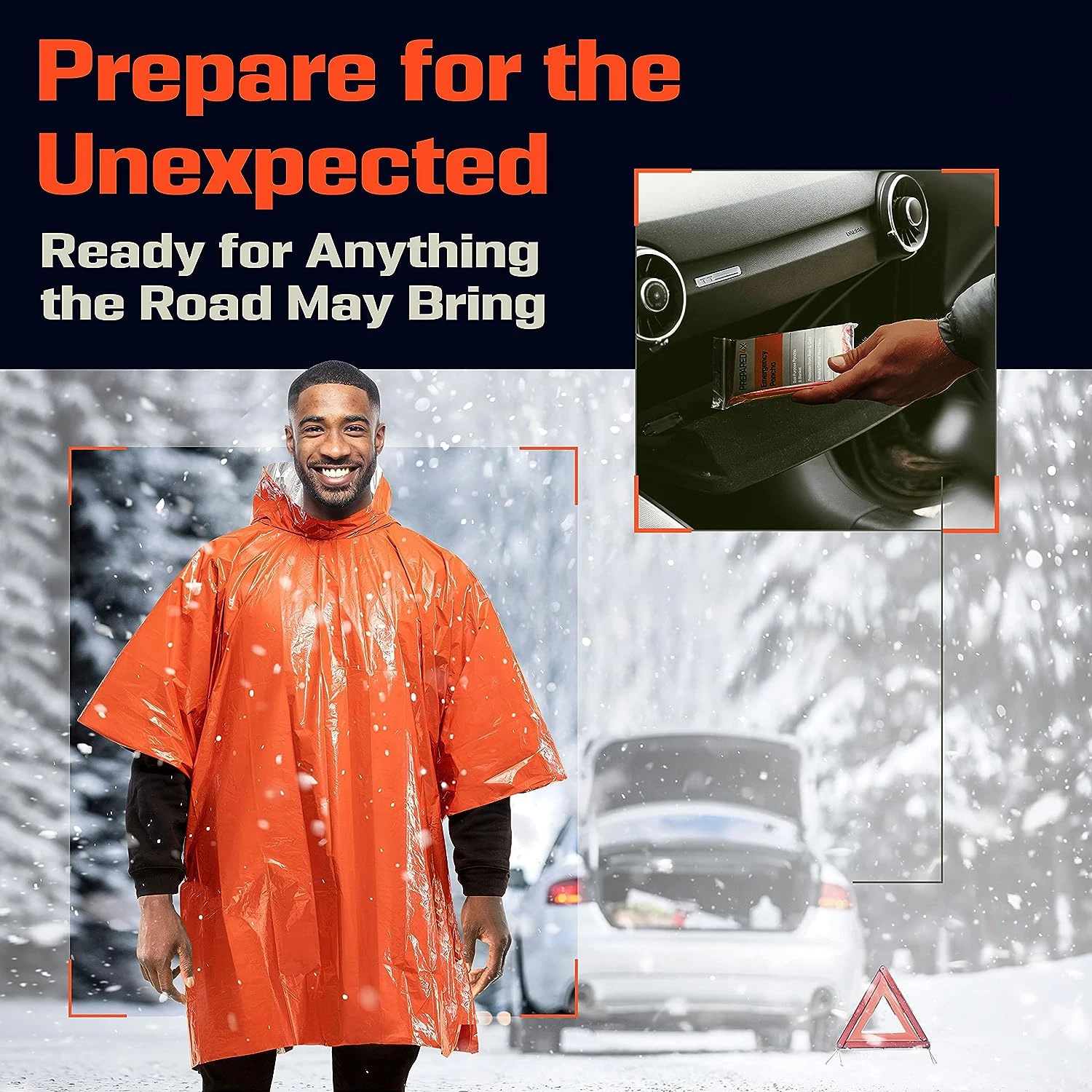 Poncho de Chuva de Emergência, - Emergency Poncho Rain avaliação e preço