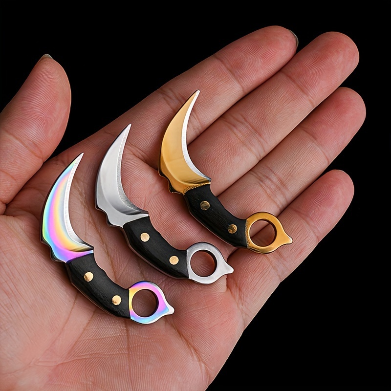 Mini faca chaveiro faca de bol - Bushcraft Knife Fixed avaliação e preço