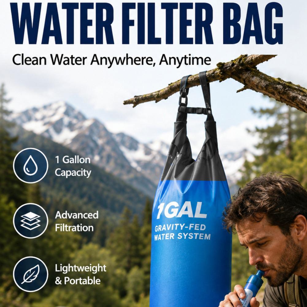 Kit de Filtro de Água por Grav - Water Purification Straw avaliação e preço
