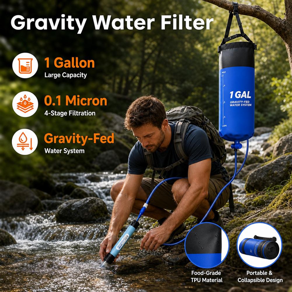 Kit de Filtro de Água por Grav - Water Purification Straw avaliação e preço