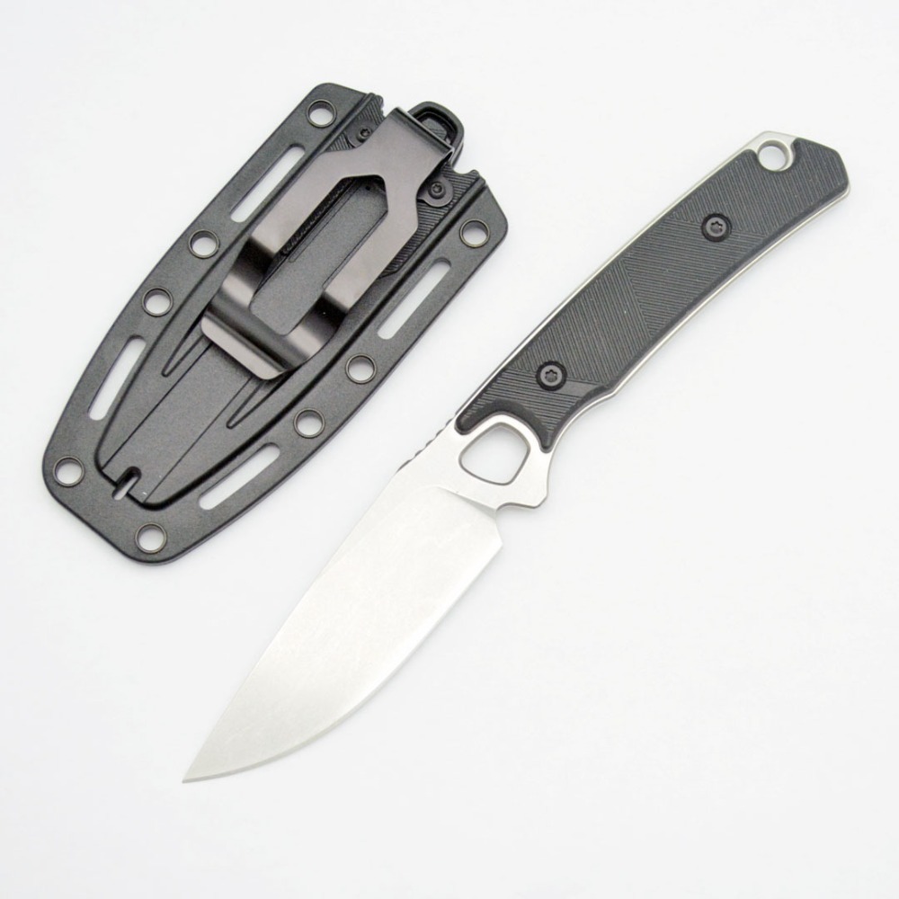 Faca reta 2048 EDC, cabo em fi - Bushcraft Knife Fixed avaliação e preço
