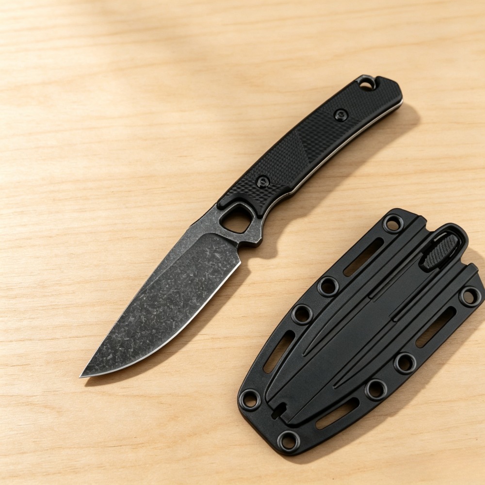 Faca reta 2048 EDC, cabo em fi - Bushcraft Knife Fixed avaliação e preço