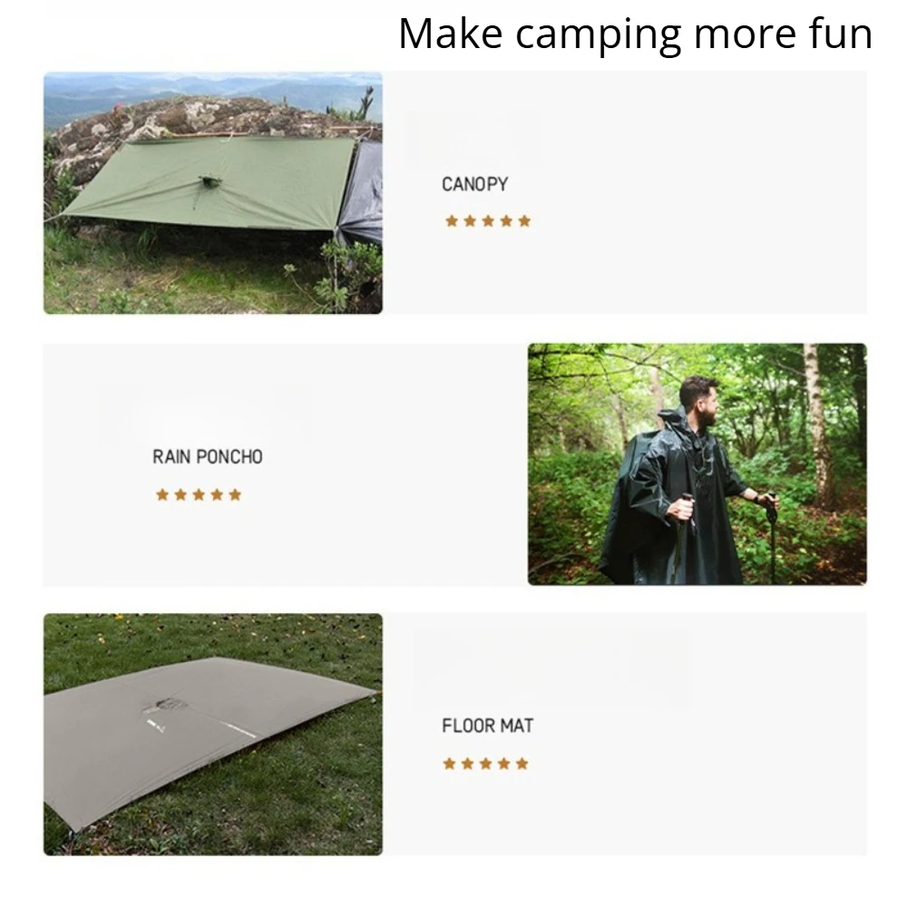 2026 Para Camping e Caminhadas - Emergency Poncho Rain avaliação e preço