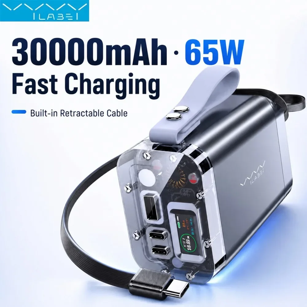 Vyvylabs Power Bank 30000mAh,  - Solar Emergency Charger avaliação e preço